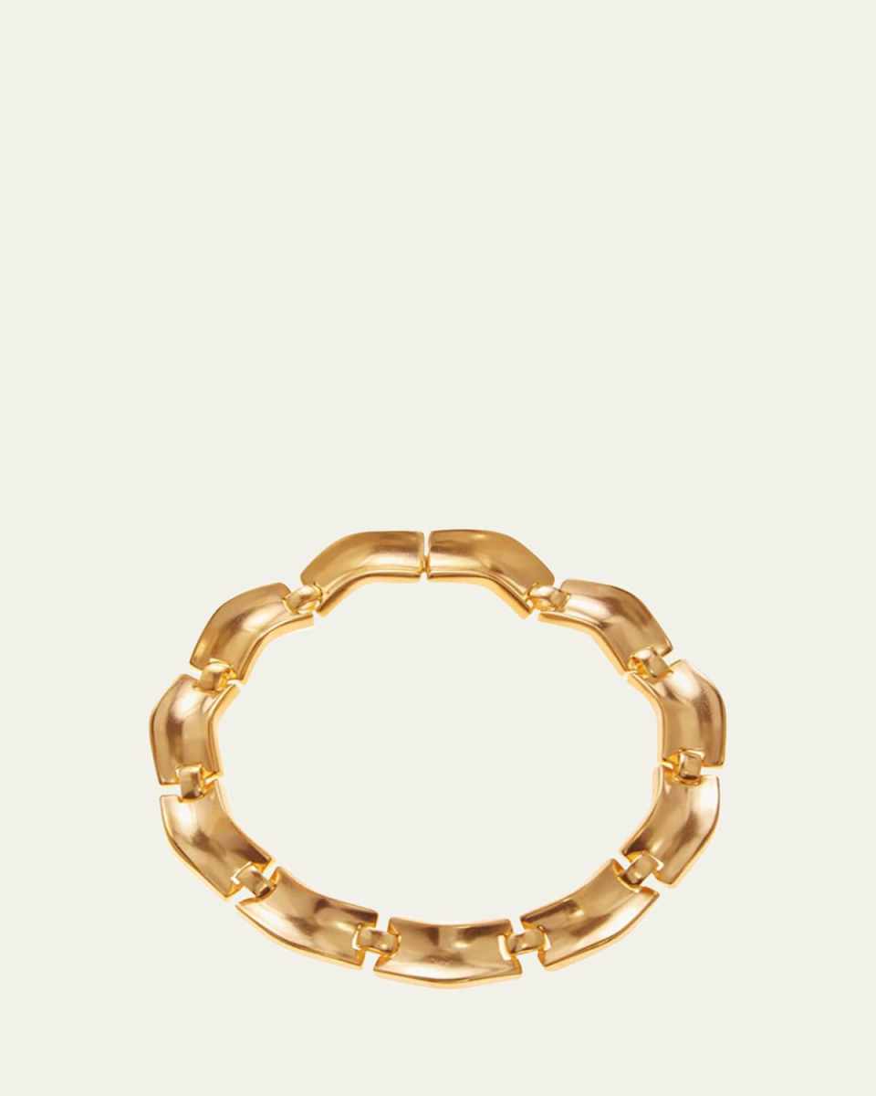 24k Gold Electroplated Necklace
